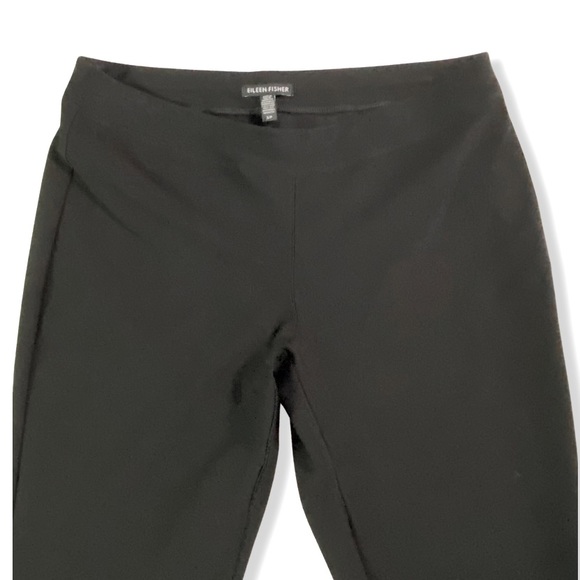 Eileen Fisher Black Crepe Pants, Pull-on, EUC Sz S - Picture 5 of 10